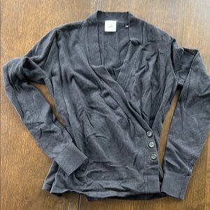 CAbi Women's Black Wrap Sweater